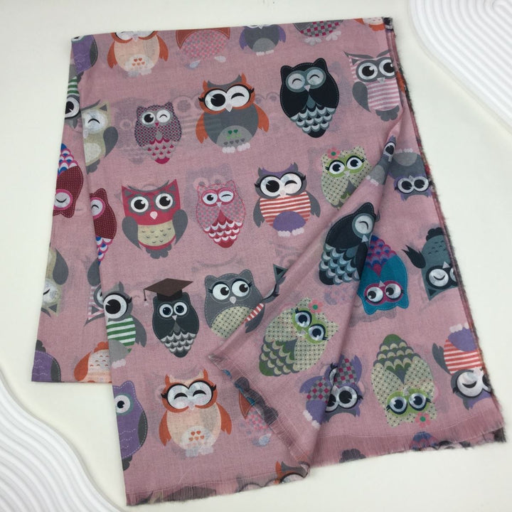Super Soft Owl Scarves - Vz Collection