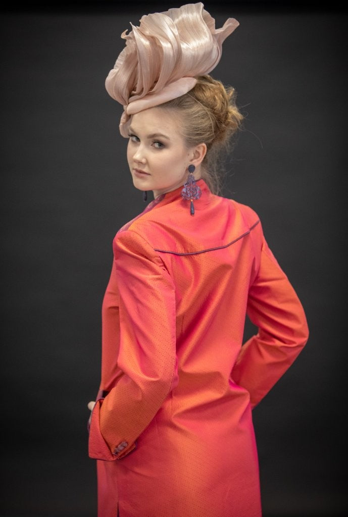 The Maharani Coat in Orange