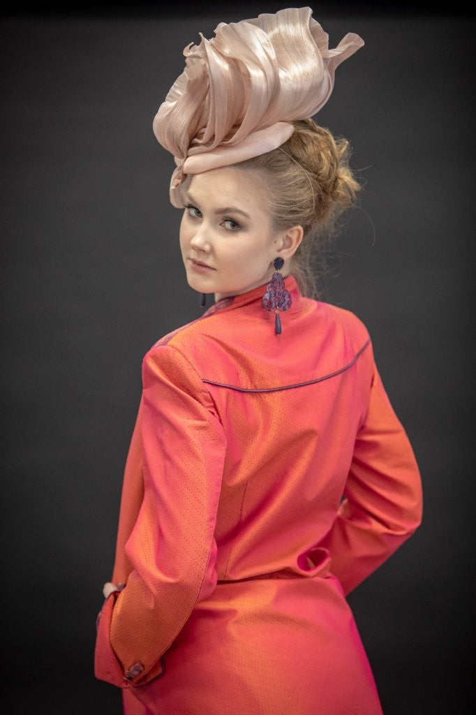 The Maharani Coat in Orange