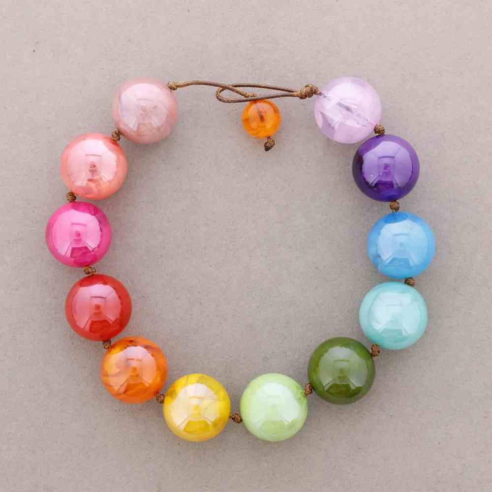 Multi Colour Bead Necklace