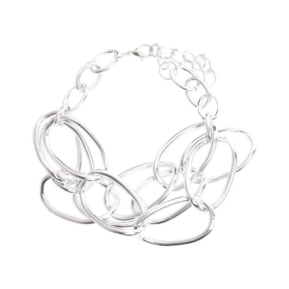 Statement Link Short Necklace