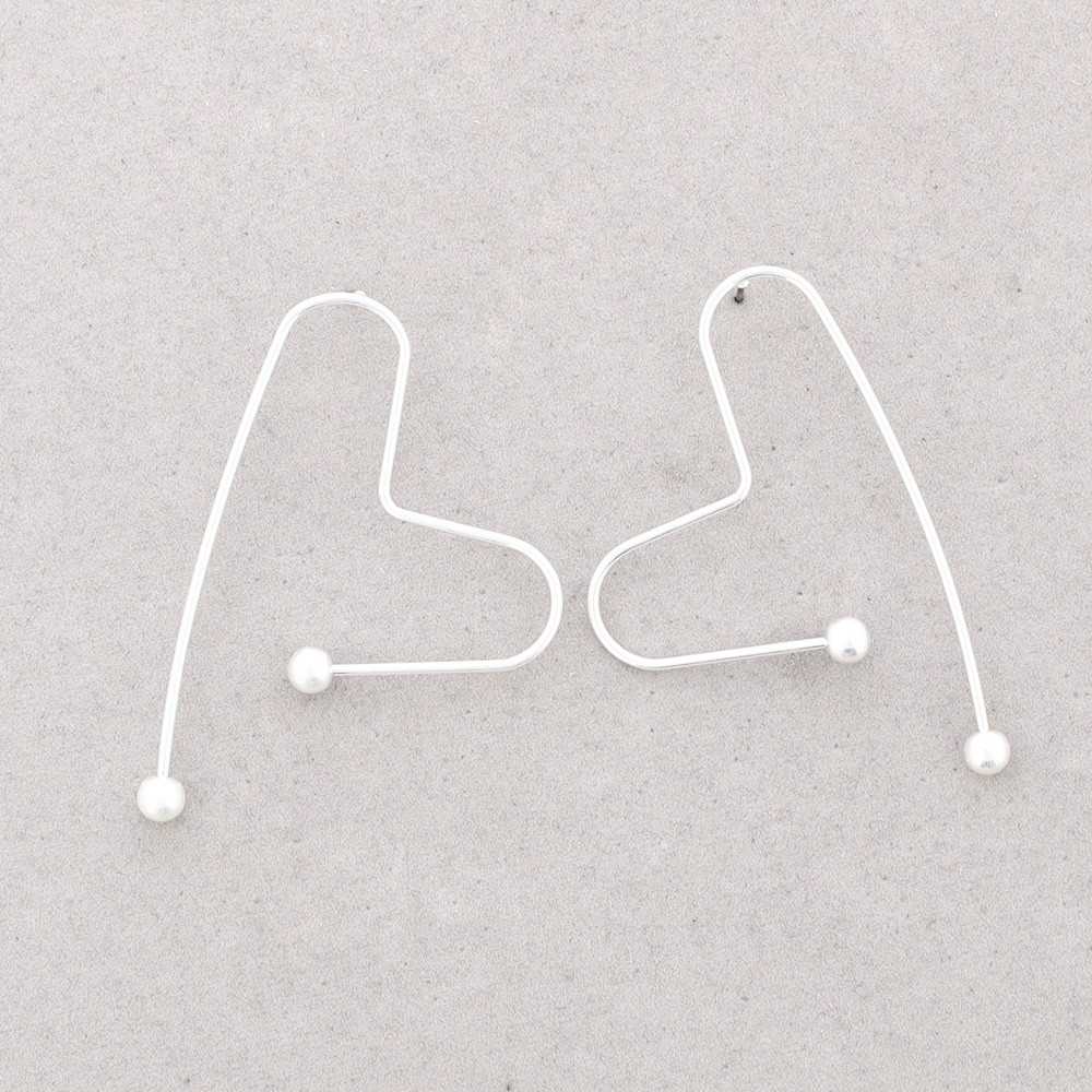 Contemporary Heart Earrings