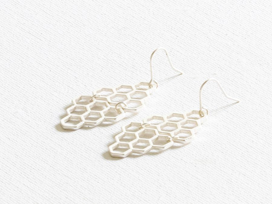 Hexagon Earrings - Vz Collection
