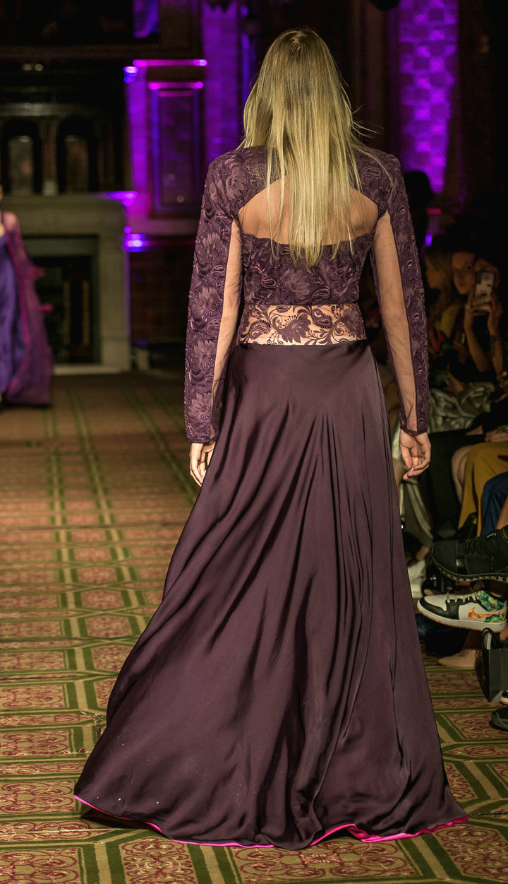 Purple Ballgown - Vz Collection