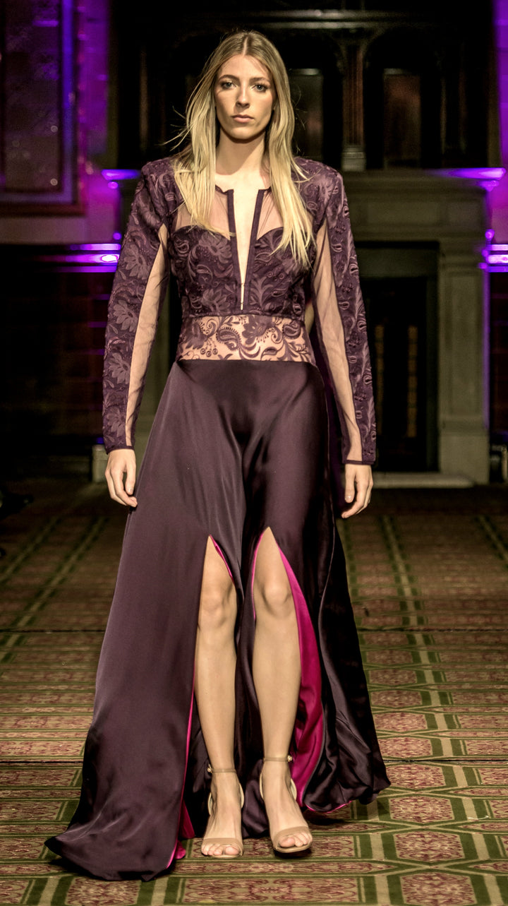 Purple Ballgown - Vz Collection
