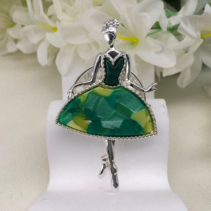Ballerina Magnetic Brooch