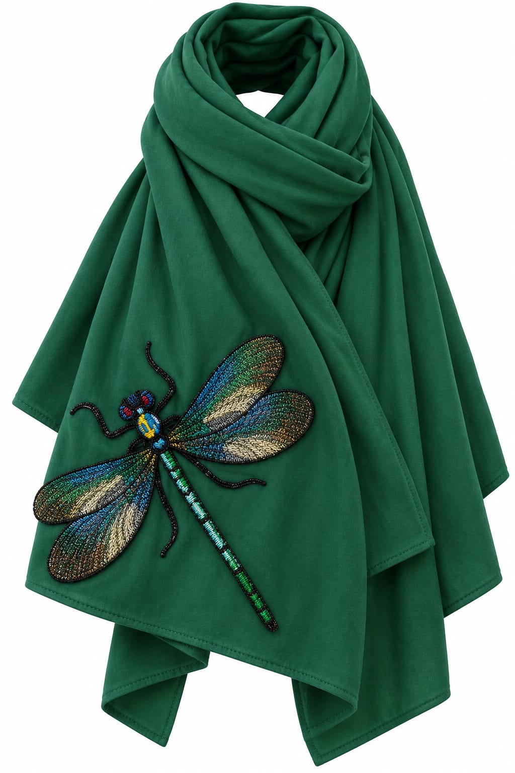 Dragonfly Cotton and Viscose Scarf