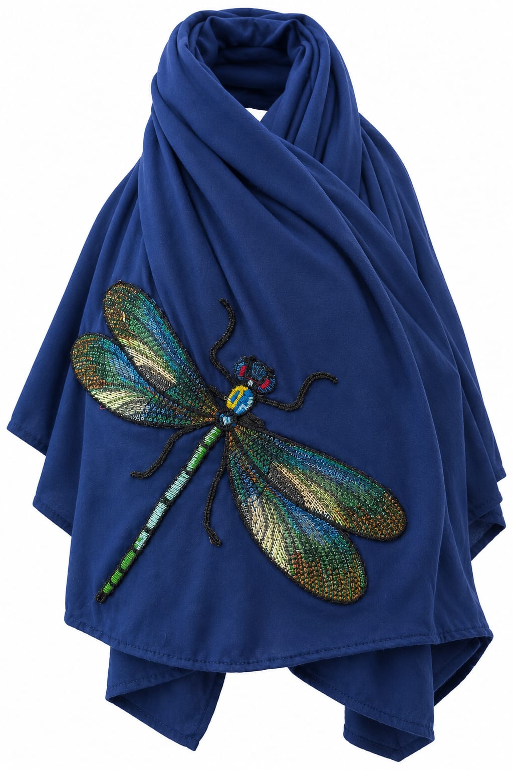 Dragonfly Cotton and Viscose Scarf