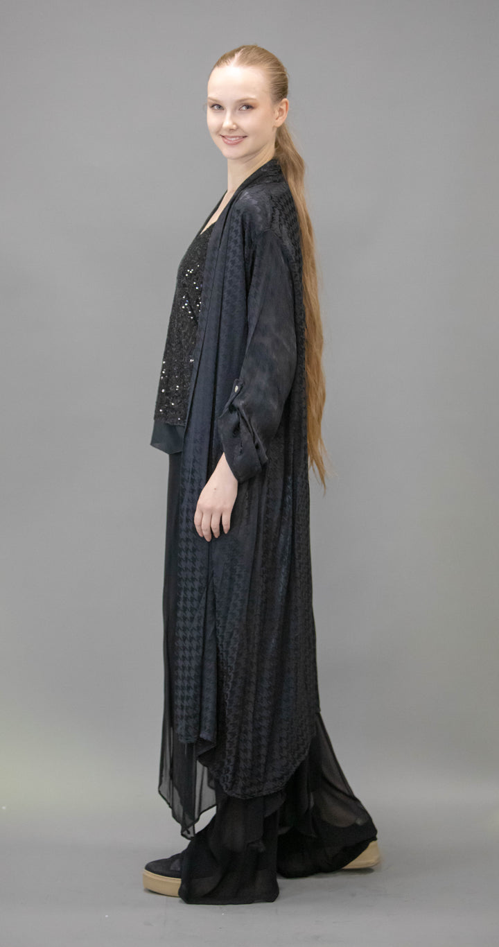 Satin Long Duster/Overlay