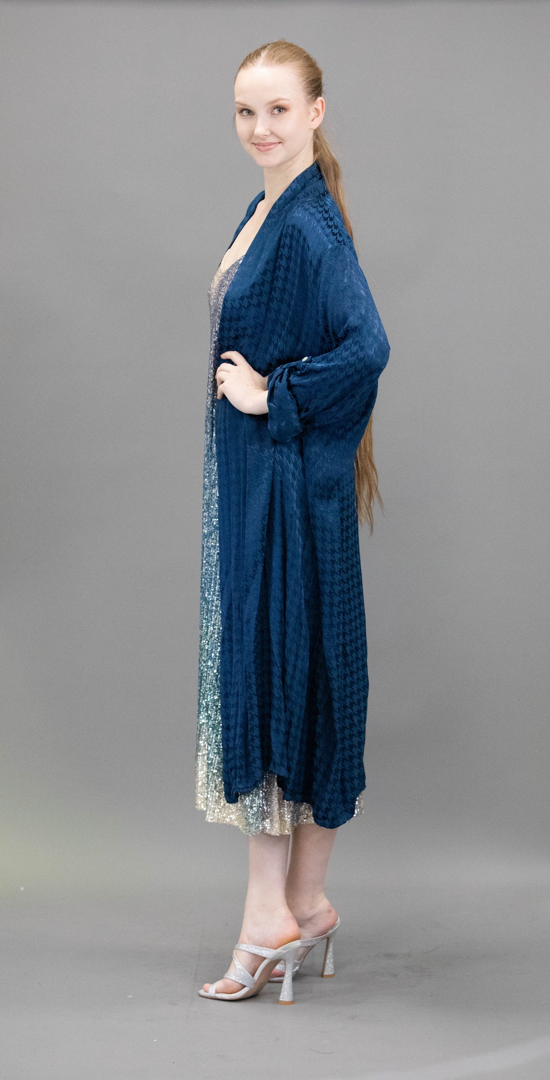Satin Long Duster/Overlay