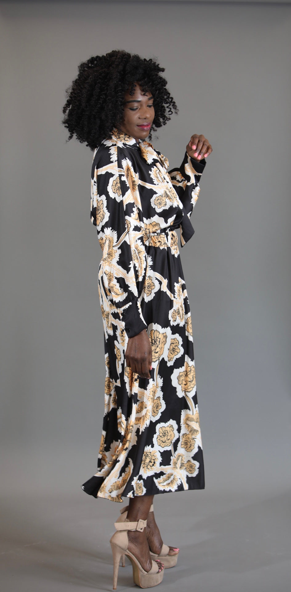 Blooming Dress - Orange