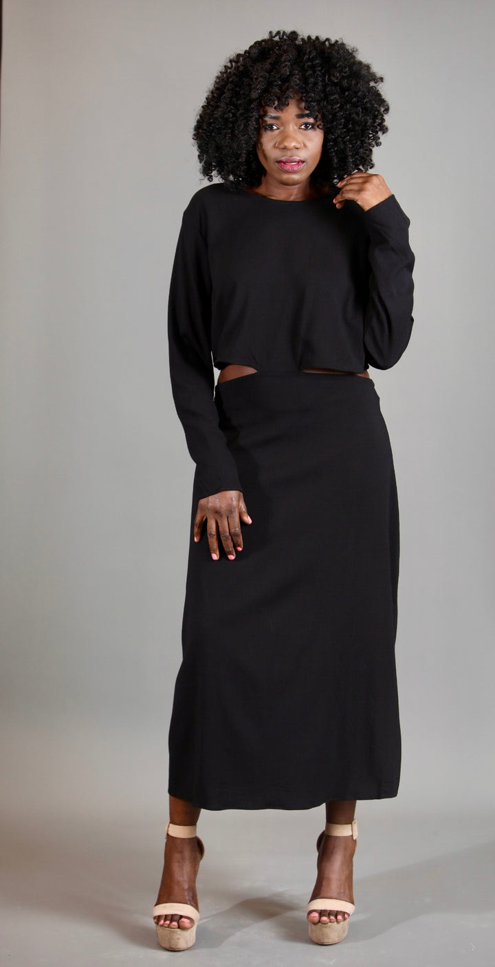 Black Contemporary Dress