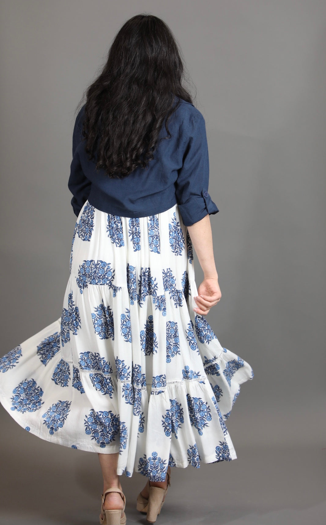 Indian Cotton Block Print Dress