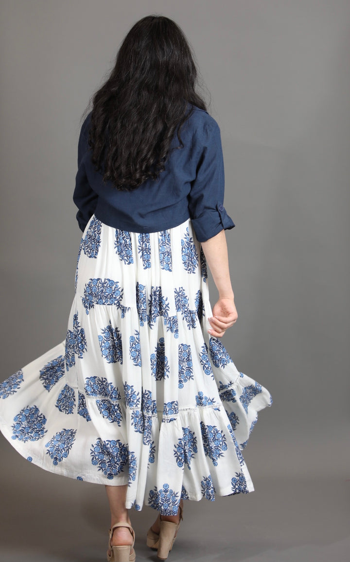 Indian Cotton Block Print Dress