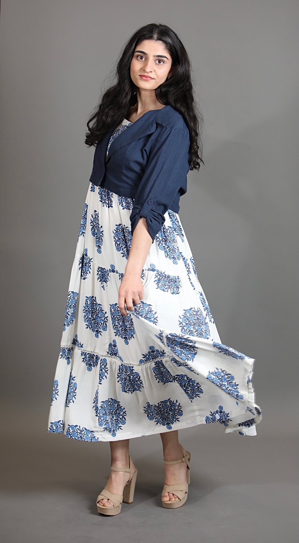 Indian Cotton Block Print Dress