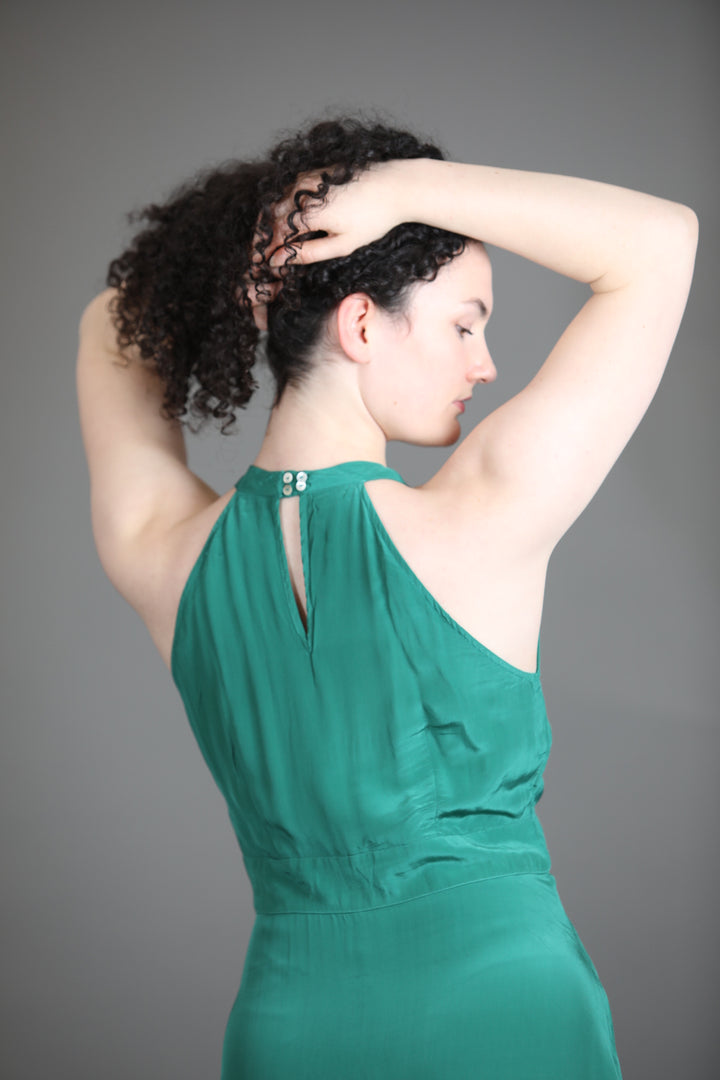 Halter Neck Knee Length Dress
