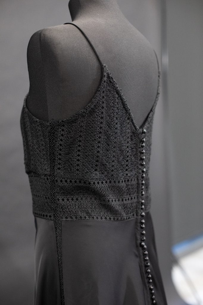 Cybele- Black lace Ball gown