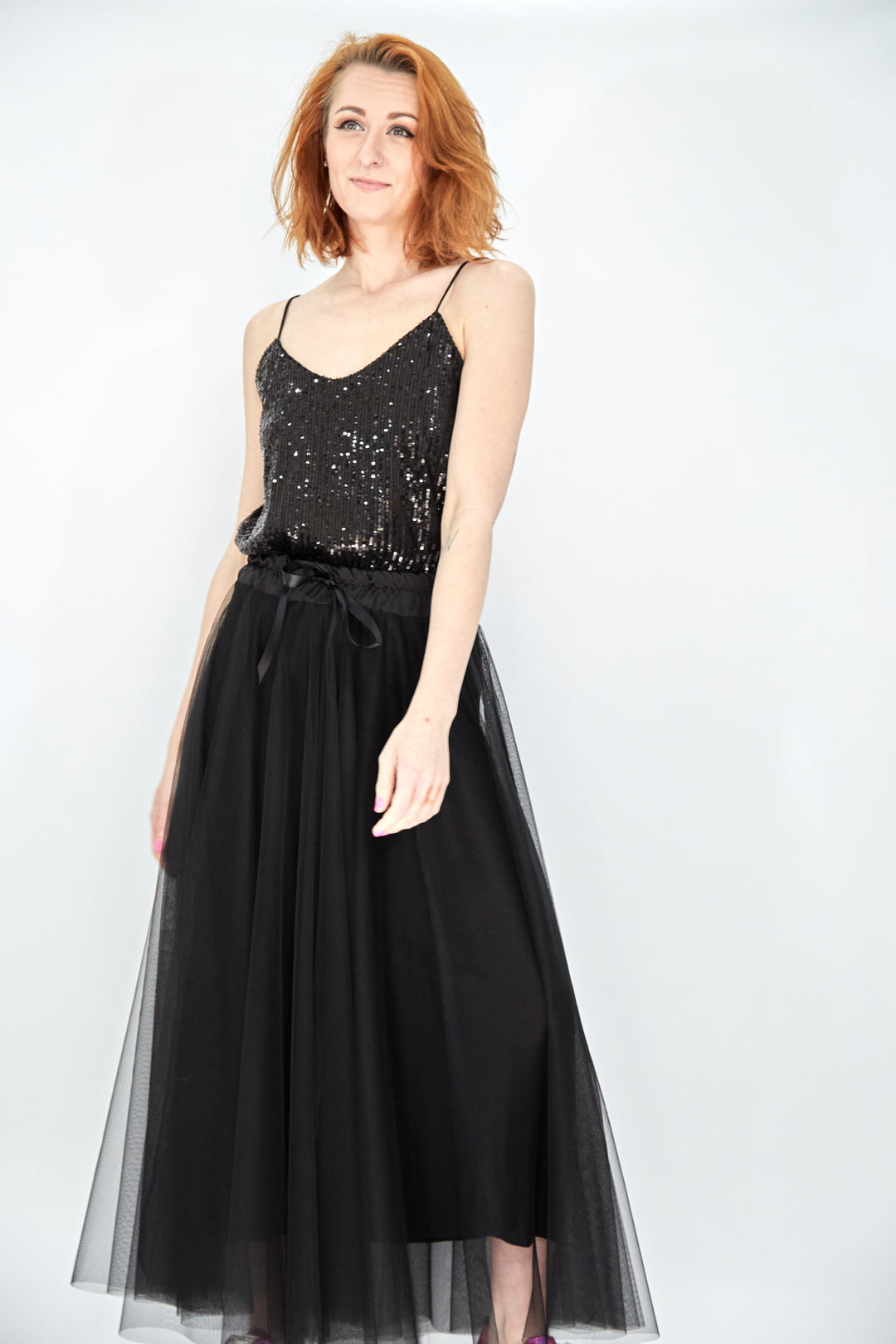 Black Tulle Skirt - Vz Collection