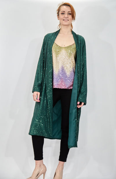 Sequin Overlay with Pockets - Vz Collection