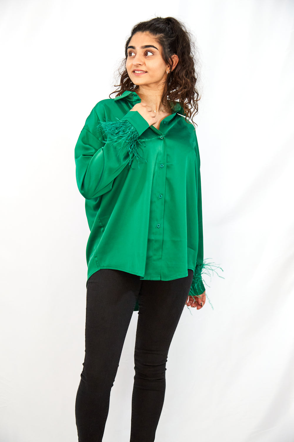 Shirts with Feather Details - Vz Collection