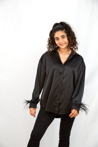 Shirts with Feather Details - Vz Collection