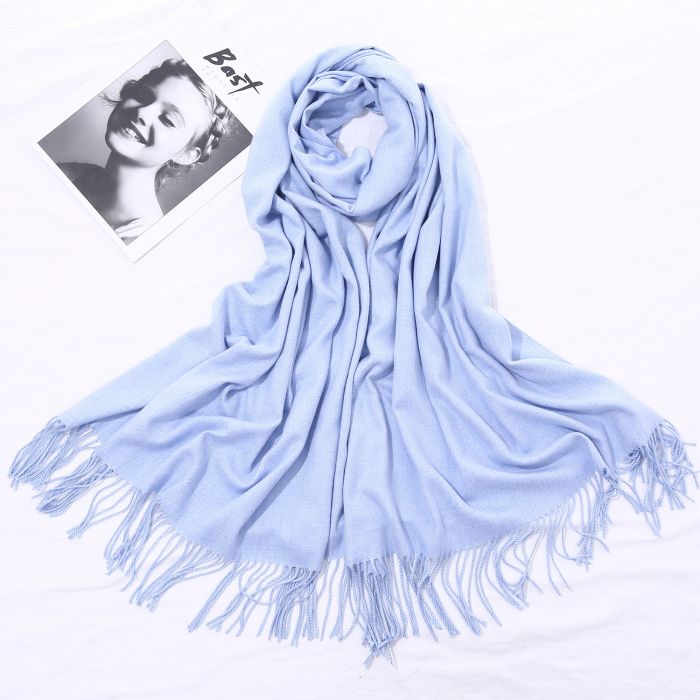 Pashmina Scarf with Delicate Tassles