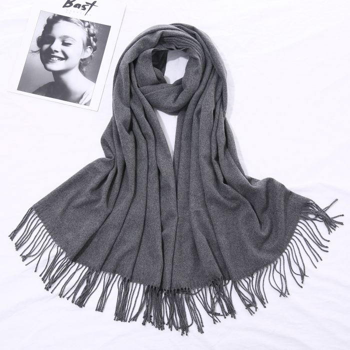 Pashmina Scarf with Delicate Tassles