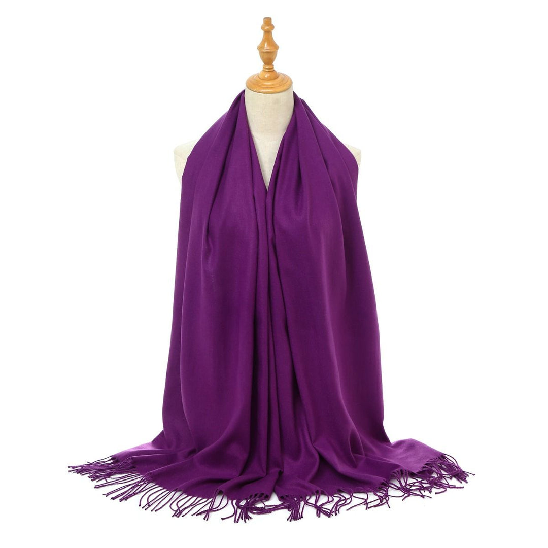 Pashmina Scarf with Delicate Tassles