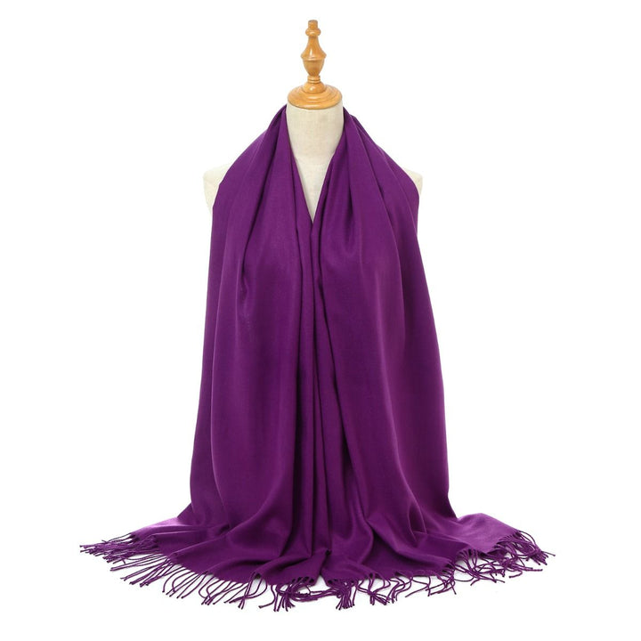 Pashmina Scarf with Delicate Tassles