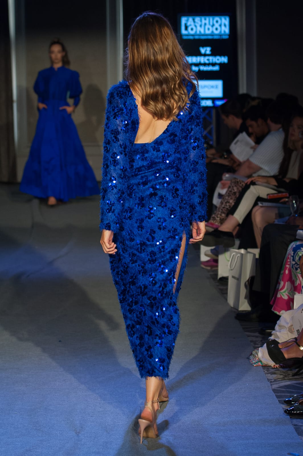 Long Feather Dress