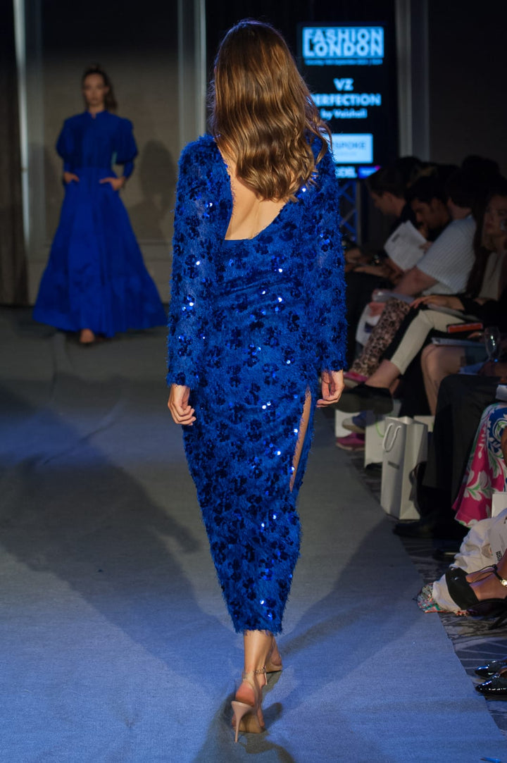 Long Feather Dress