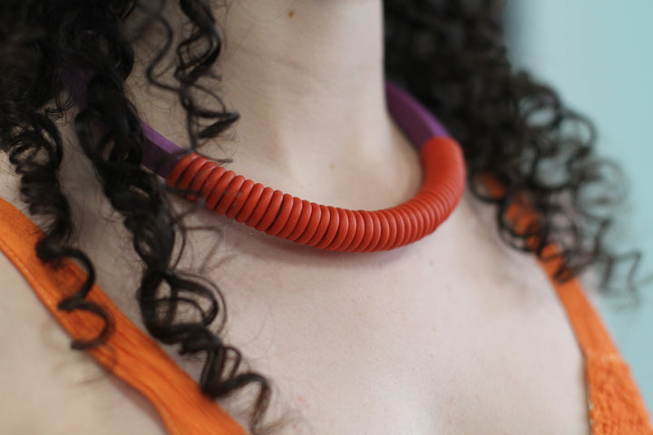 Spiral Rubber Magnet Choker