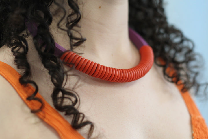 Spiral Rubber Magnet Choker