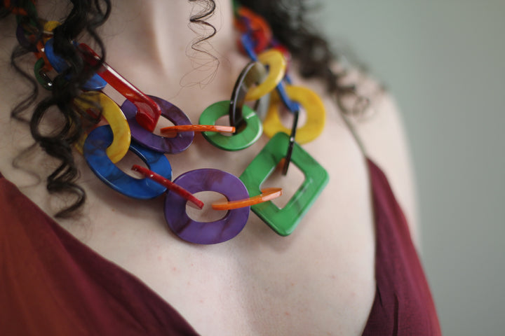 Double Link Resin Choker