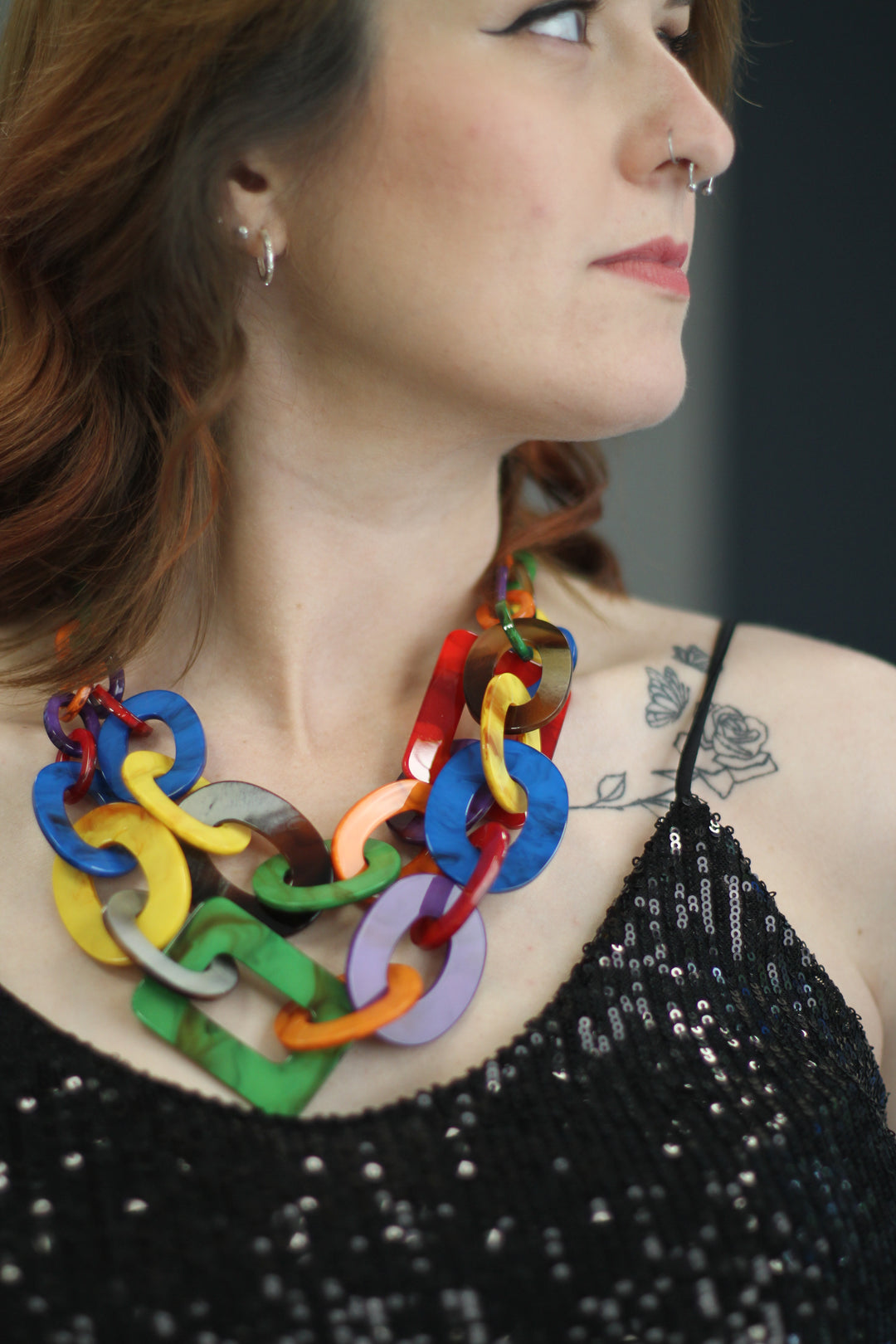 Double Link Resin Choker