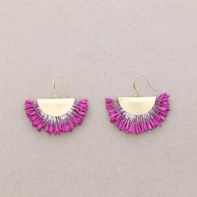 Contemporary Fan Earrings