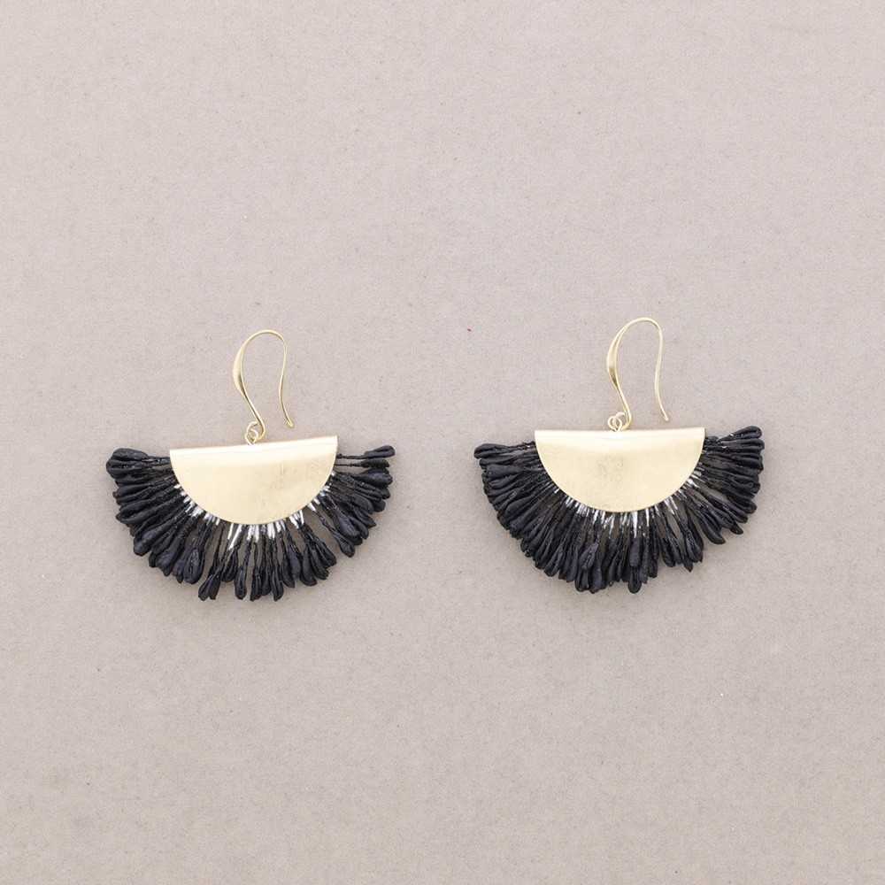 Contemporary Fan Earrings