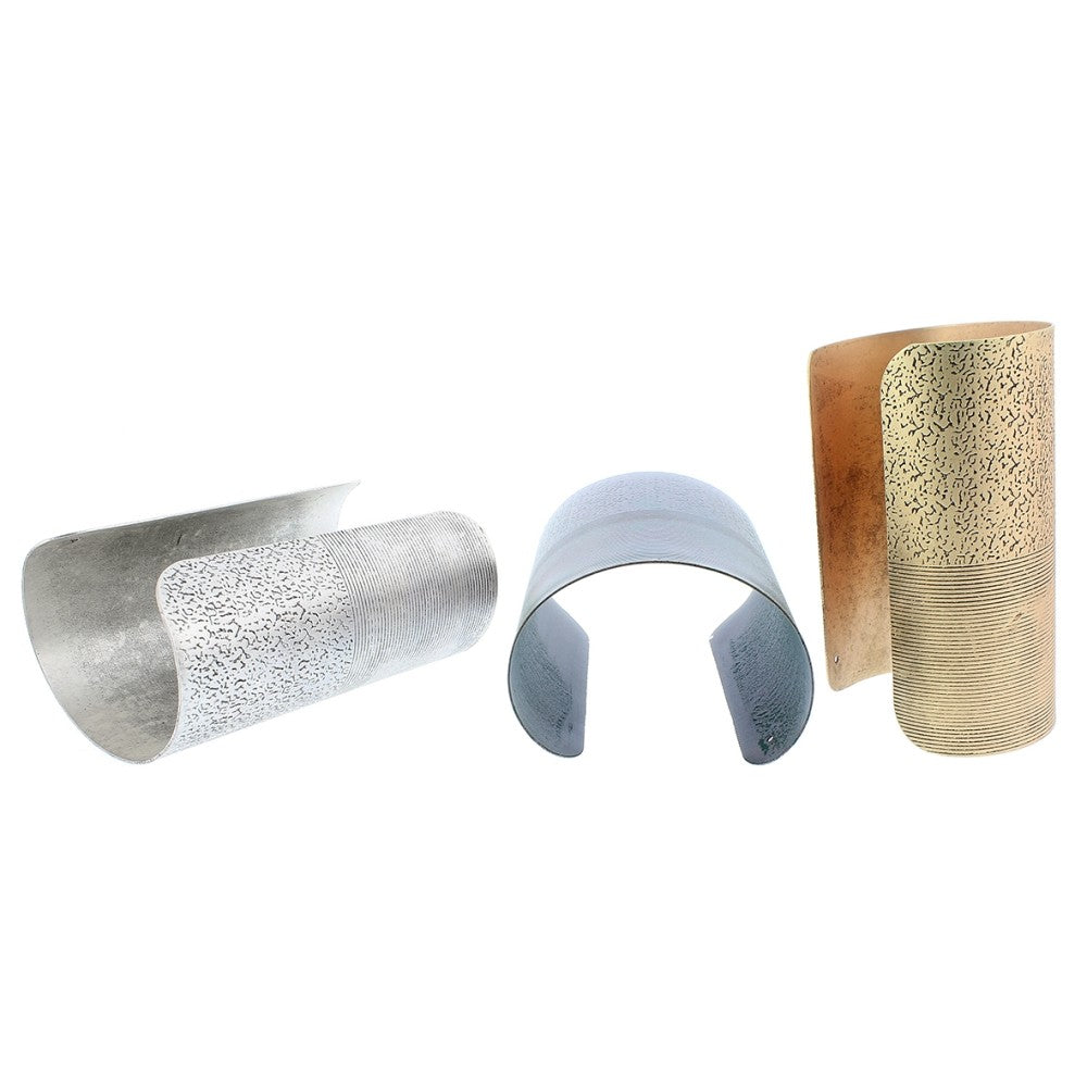 Wide Open Statement Metal Bracelet