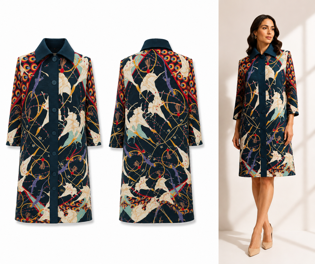 Kizuna- Equestrian Plisse Dress