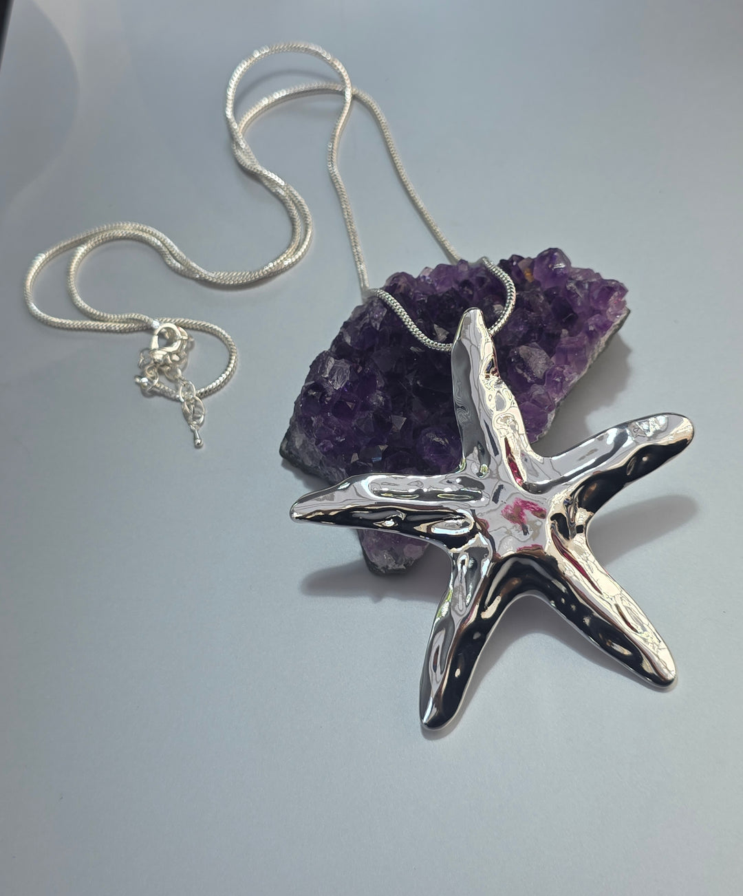 StarFish Pendant On Long Chain