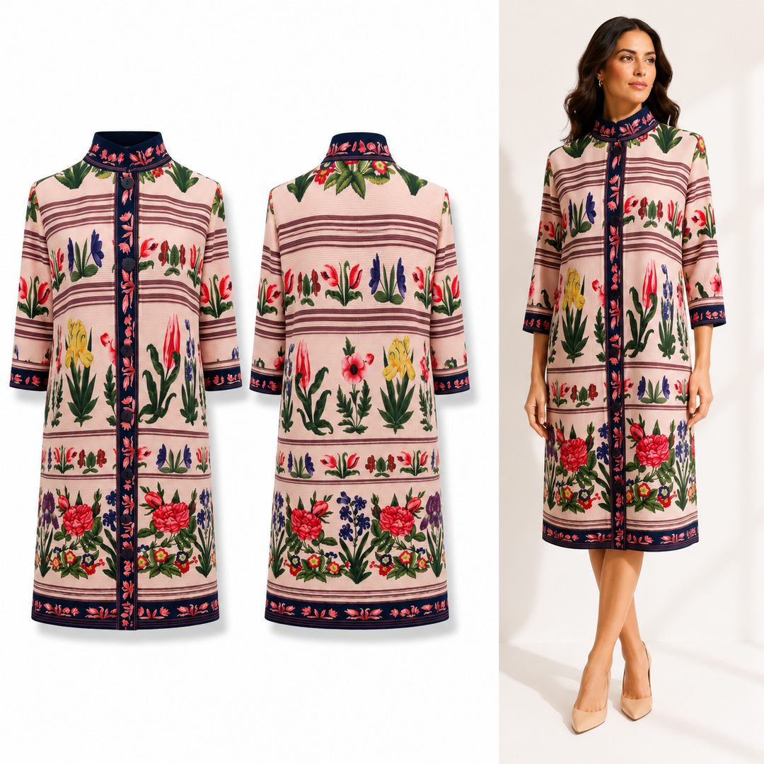 Gardenia Plisse Dress