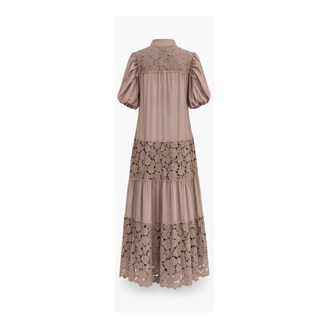 Elegant Boho Lace Dress - Vz Collection