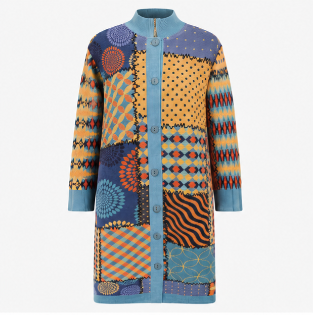 Boro- Contemporary Print Plisse Dress
