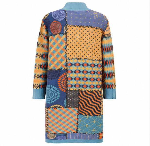 Boro- Contemporary Print Plisse Dress
