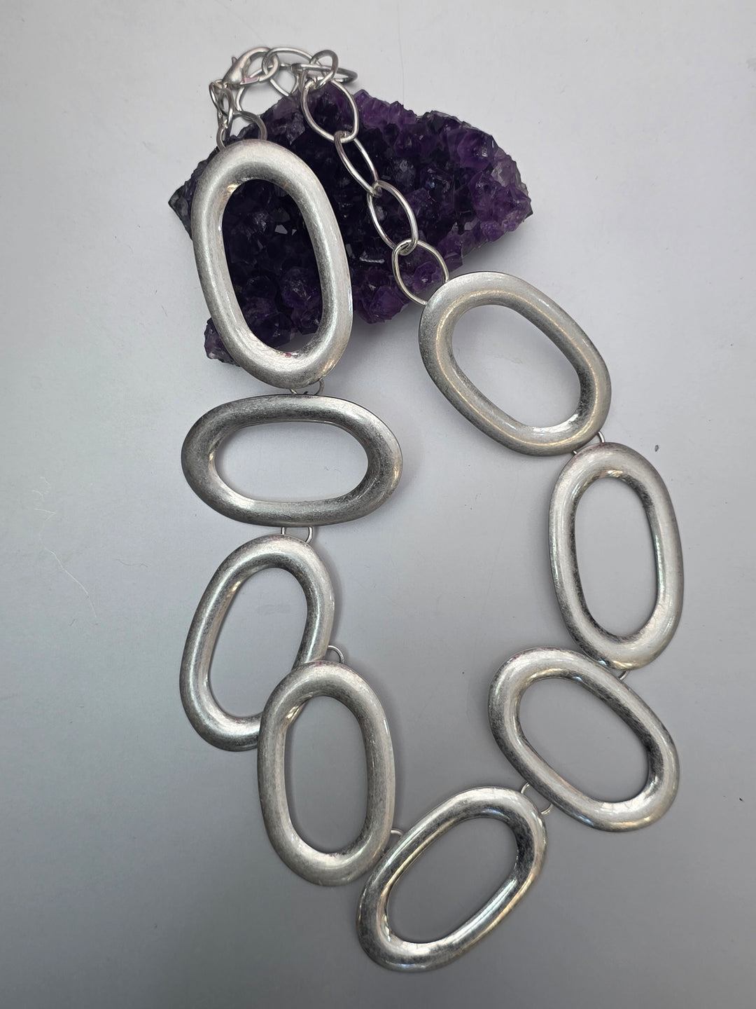 Oval Statement Necklace