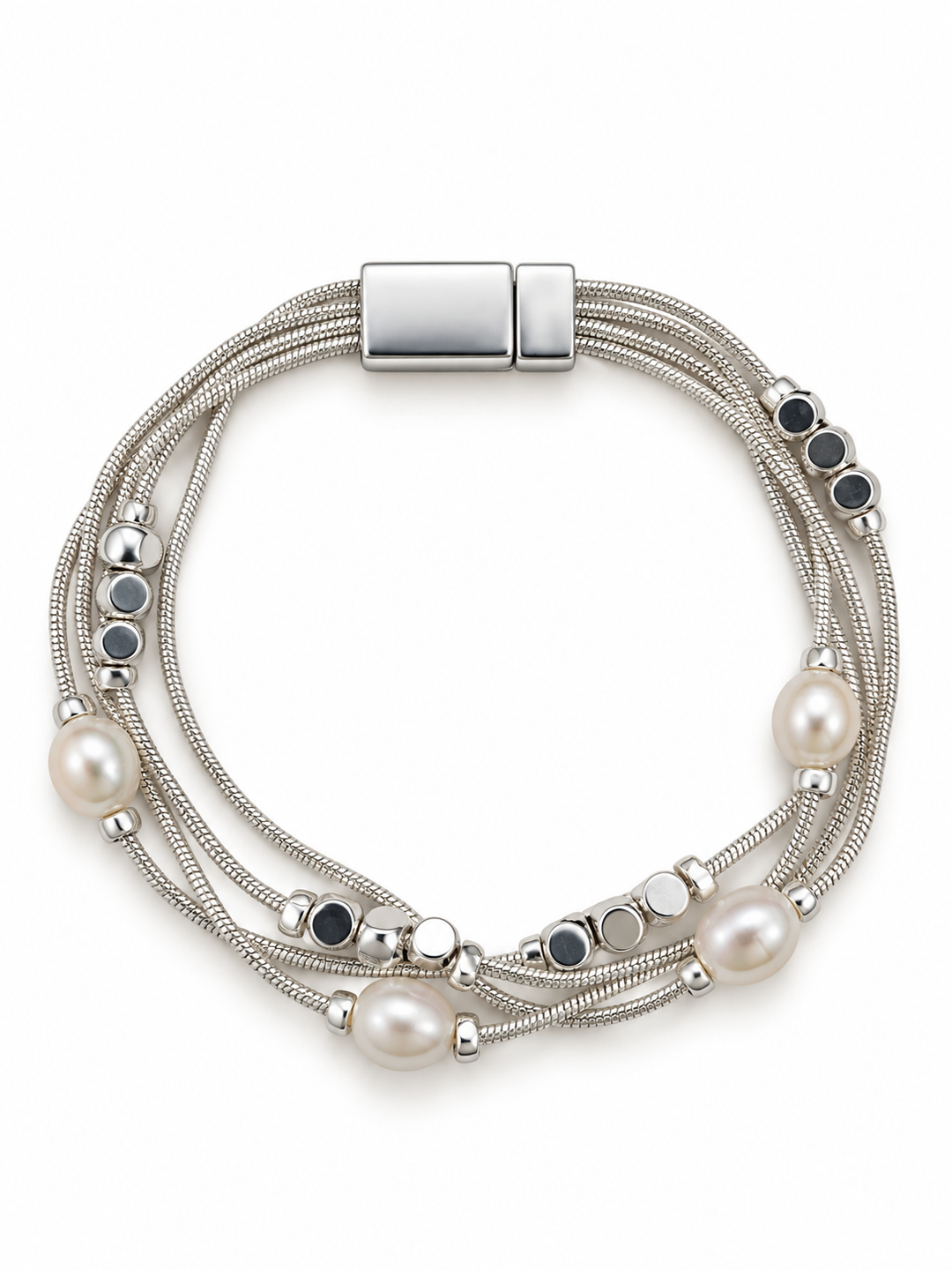 Pearl Muse Magnetic Statement Bracelet - Vz Collection