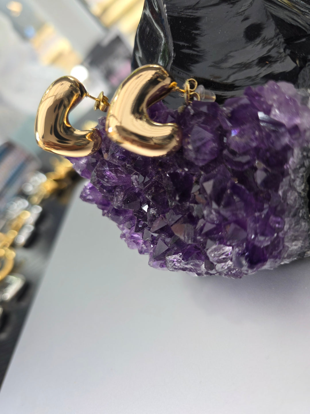 Heart Studd Earrings
