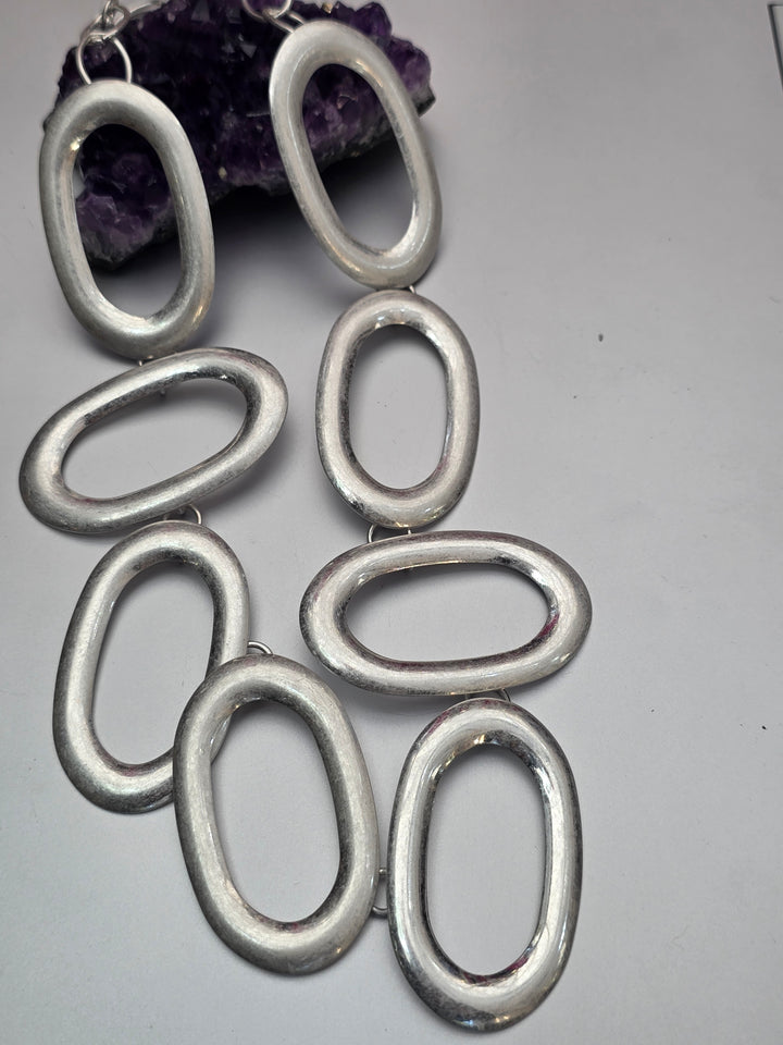 Oval Statement Necklace
