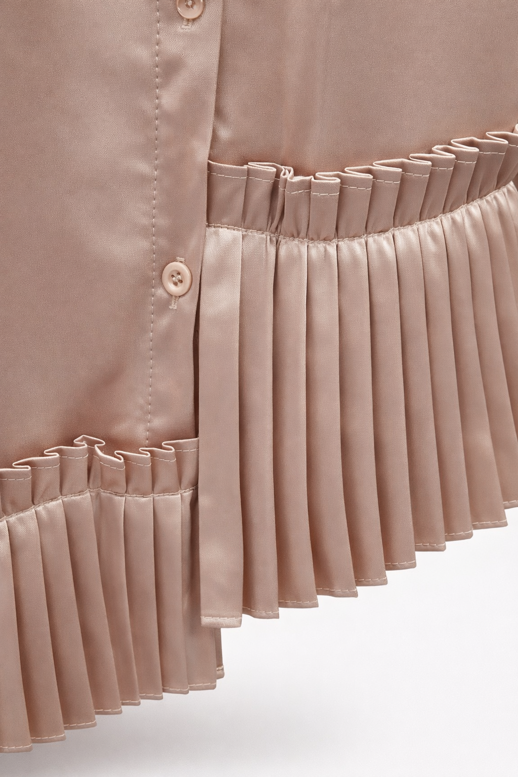 Midnight Cascade Satin Silk Dress - Vz Collection