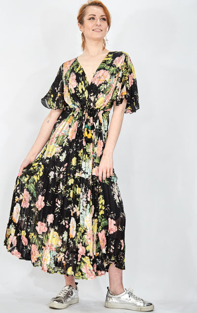 English Rose Print Dress - Vz Collection